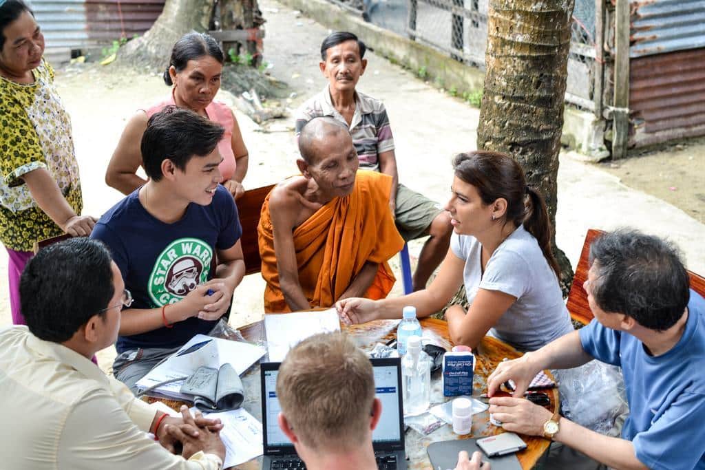 Work with local communities to spread health awareness